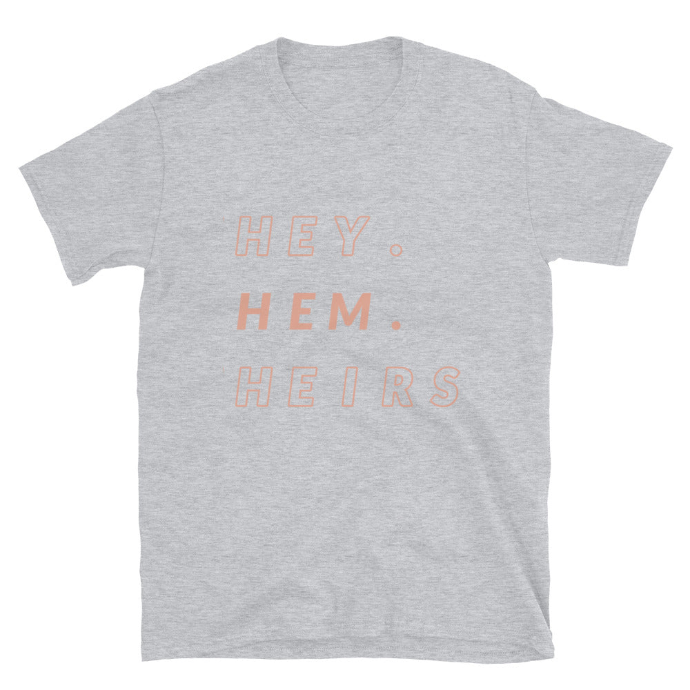 Non-binary - They/Them/Theirs Pronouns T-shirt 3