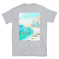 French Impressionist Beach and Sea Cliffs Remix T-shirt