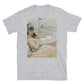 Woman with Parasol on Beach T-shirt
