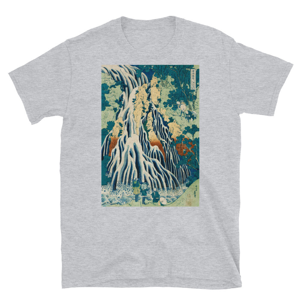 The Majestic Kirifuri Falls at Mount Kurokami - Traditional T-shirt