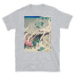 Traditional Japanese Illustration of Travelers in Winter T-shirt