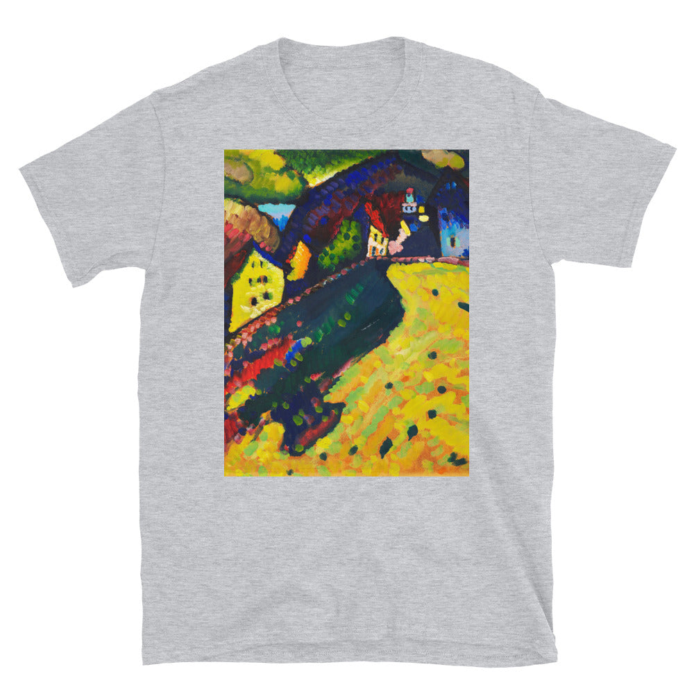Abstract Kandinsky Painting - Houses at Mernau T-shirt
