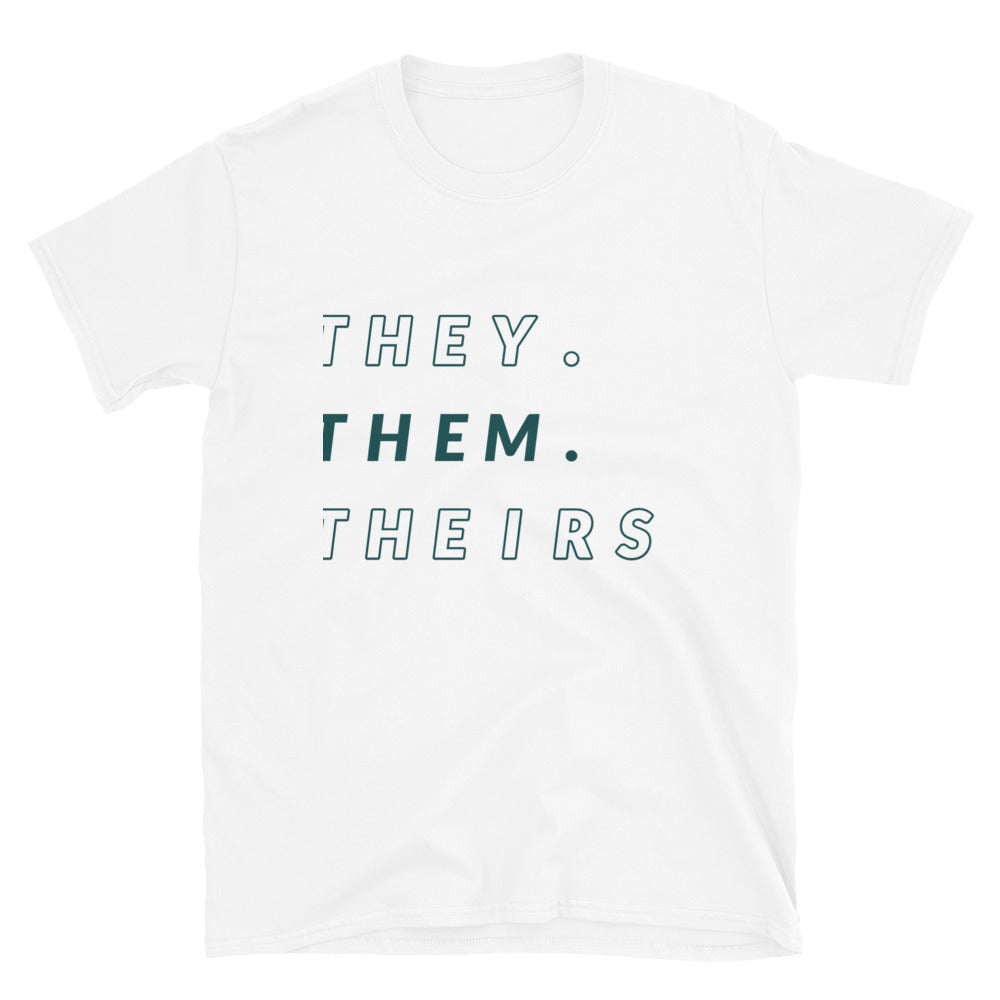 Non-binary - They/Them/Theirs Pronouns T-shirt 2