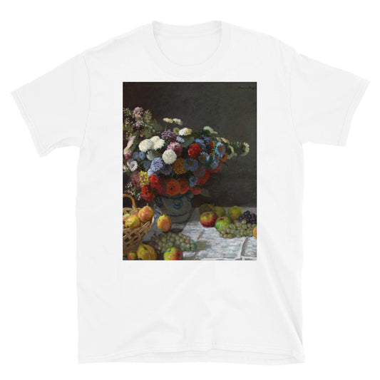 Flowers and Fruit Still Life Painting T-shirt