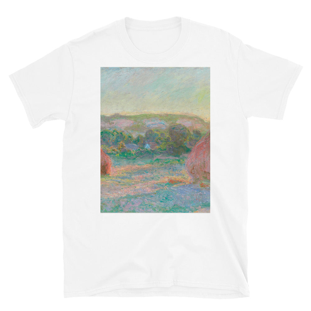 Two Haystacks by Claude Monet T-shirt