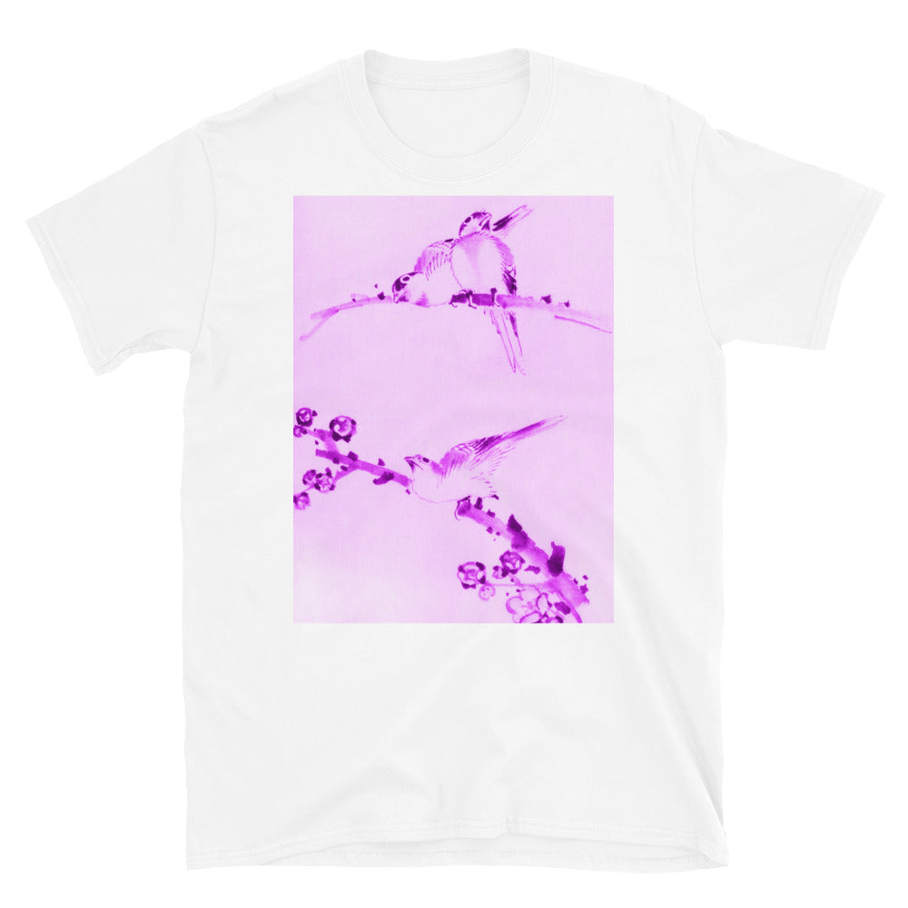 Japanese love birds T-shirt