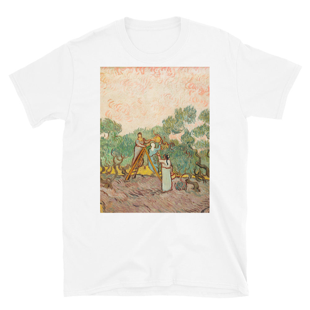 women picking olives 1889 by vincent van gogh T-shirt