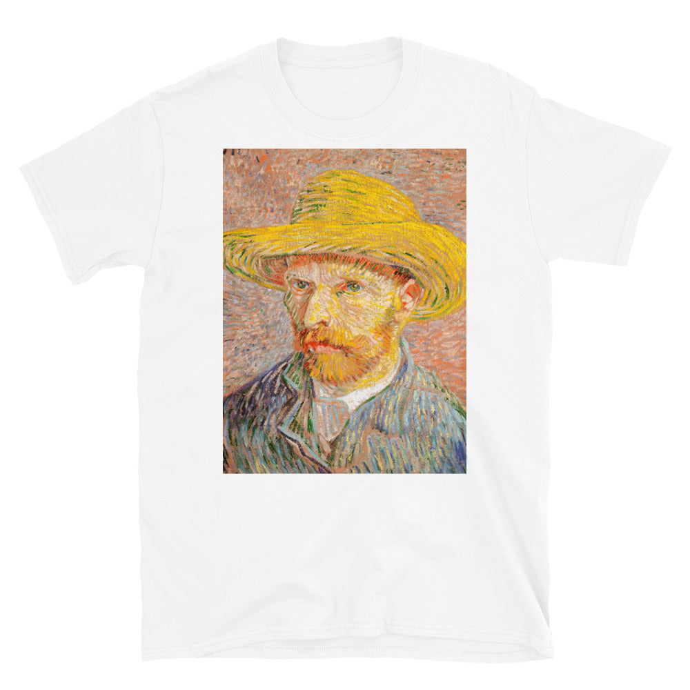 self portrait with a straw hat 1887 by vincent van gogh T-shirt