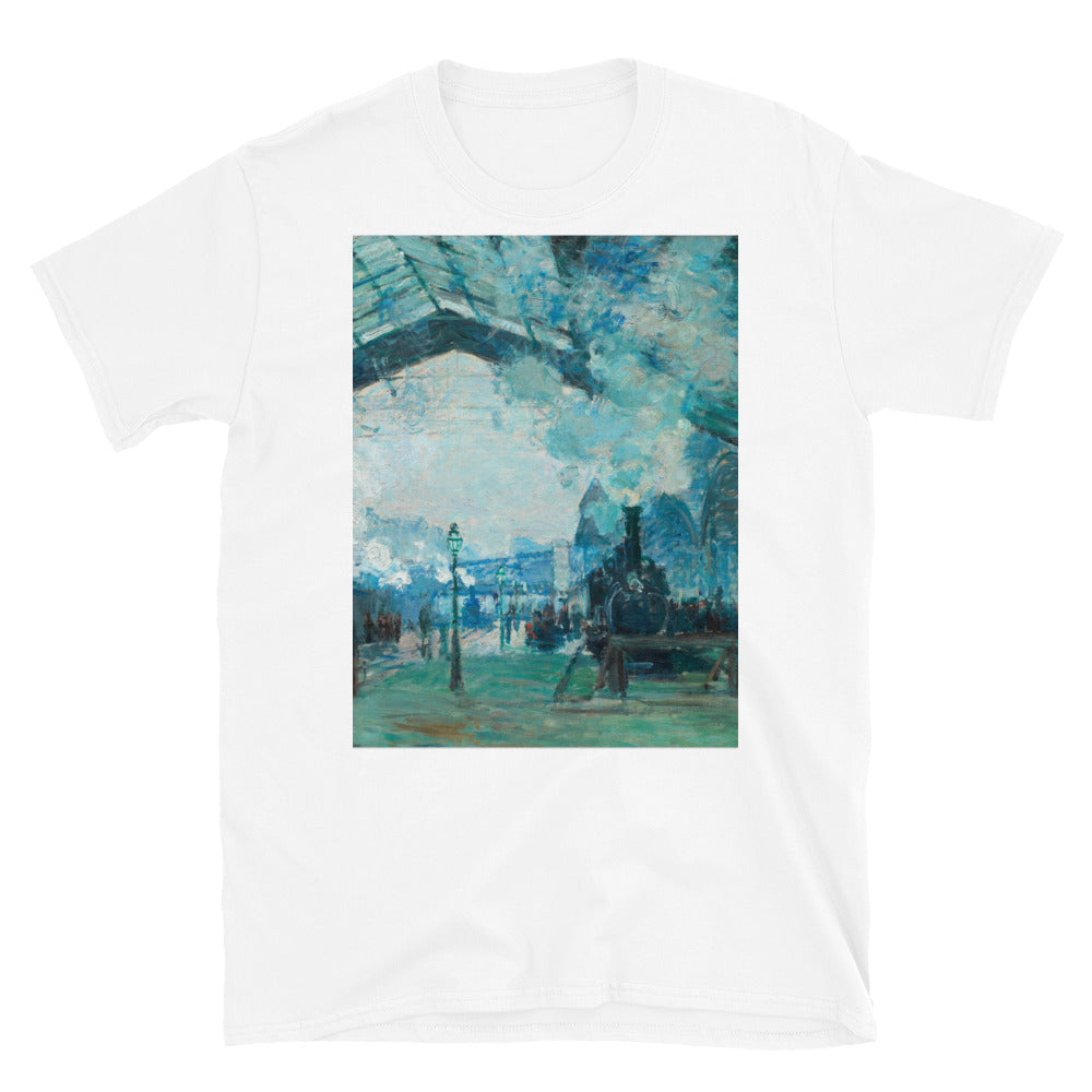 Interior of Train Station by Claude Monet T-shirt