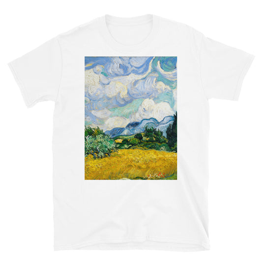 wheat field with cypresses 1889 by vincent van gogh T-shirt