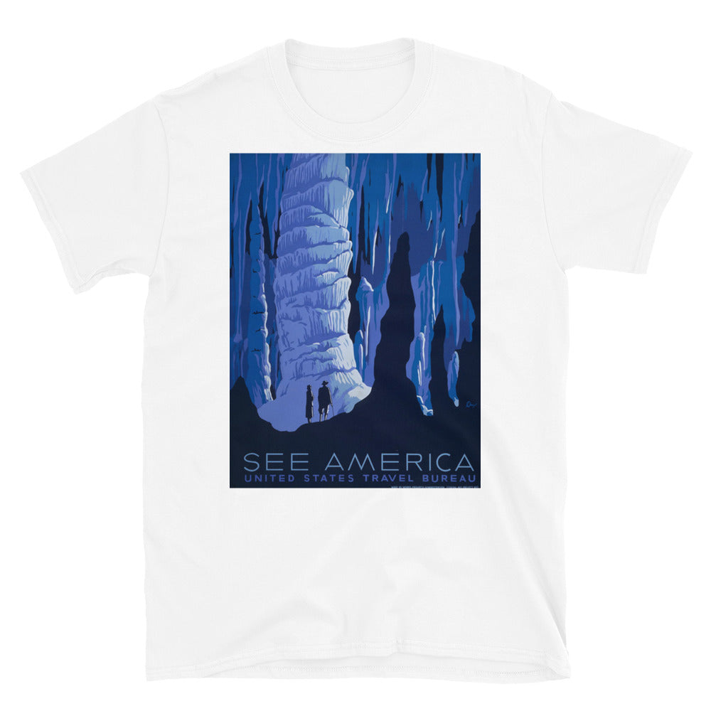 See America - Blue Caves T-shirt