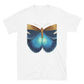Vintage Butterfly Print - Blue Butterfly T-shirt